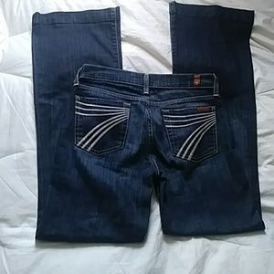 7 for all mankind dojo jean trousers